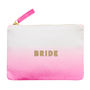 Bride Ombre Wedding Pouch, thumbnail 2 of 6