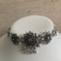 Indian Oxidised Pearl And Pota Stone Lightweight Choker Set, thumbnail 8 of 9