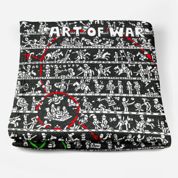 Art Of War Fleece Blanket, Mancave Gift, 3 of 5