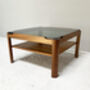 1960’s Mid Century Solid Teak Coffee Table By Myer, thumbnail 2 of 8