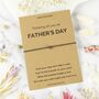 Thinking Of You On Father's Day Wish Bracelet, thumbnail 1 of 4