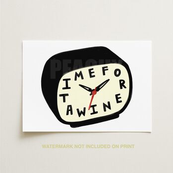 Time For A Wine Art Print, 2 of 2