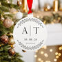 Personalised Engagement Christmas Tree Decoration, thumbnail 7 of 8