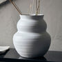 Juno Handmade White China Vase, thumbnail 1 of 4