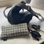 Sea Green Check Linen Glasses Case, thumbnail 2 of 3