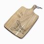 Personalised Pharaoh Hound Engraved Acacia Serving Board, thumbnail 3 of 9