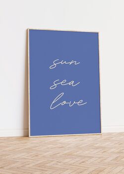 Sun Sea Love Print, 2 of 3
