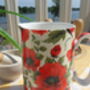 Medium Jug In Red Poppy Design, thumbnail 5 of 9