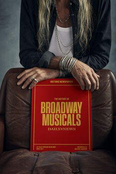 Broadway Musicals Personalised Gift Musical Theatre History Deluxe Book, 5 of 10