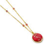 Wicked Pink Shiz Logo Necklace, thumbnail 1 of 4