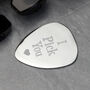 Personalised I Pick You Plectrum, thumbnail 2 of 6