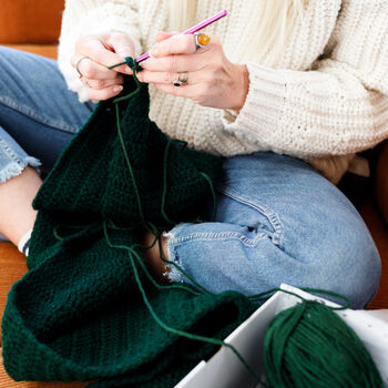 Make Your Own Chunky Long Winter Scarf Printable Guide, 5 of 5