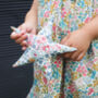 Personalised Star Shaped Liberty London Baby Rattle, thumbnail 3 of 12