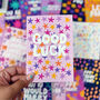 Colourful 'Good Luck' Star Card, thumbnail 1 of 6