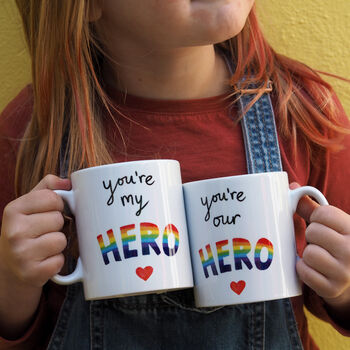 Hero Personalised Father's Day Mug, 2 of 3