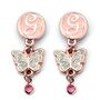 Wicked Glinda Drop Butterfly Earrings, thumbnail 2 of 3