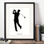 Golf Lovers Personalised Print, thumbnail 4 of 6