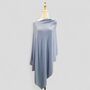 All Season Comfort Wool Blend Poncho, thumbnail 3 of 6