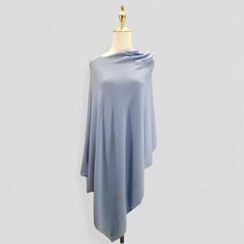 All Season Comfort Wool Blend Poncho, 3 of 6
