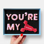 Personalised You're My Lobster Letterbox Message Iced Cookies, thumbnail 1 of 9