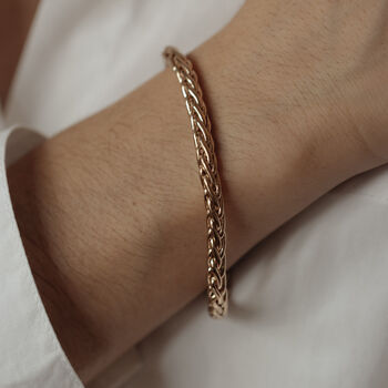 Eternal Luxe Gold Plated Interwoven Majesty Bracelet, 5 of 6