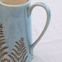 Colsterdale Blue Fern Ceramic Pitcher, thumbnail 8 of 10
