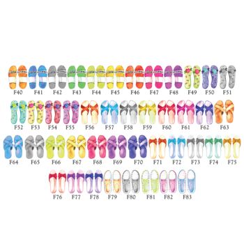 Personalised Family Print With Watercolor Flip Flops, 5 of 7