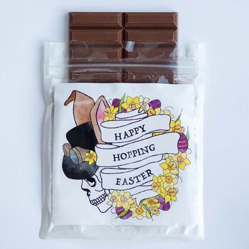 Happy Hopping Easter Steampunk Tattoo Chocolate, 3 of 4