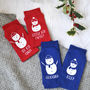 Personalised Snowman And Me Socks, thumbnail 4 of 4