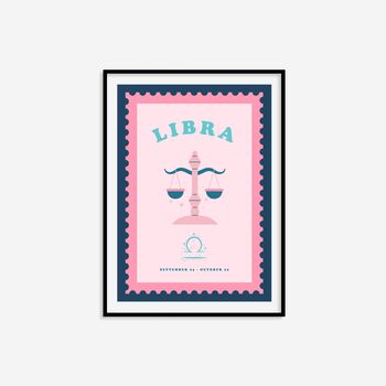 Children's Libra Zodiac Print, 6 of 8