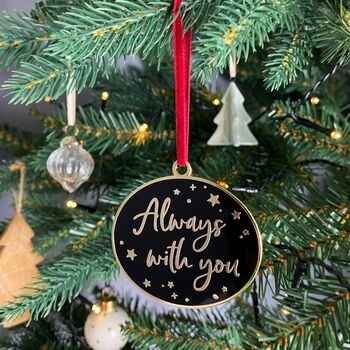 Always With You Enamel Christmas Tree Decoration, 2 of 5