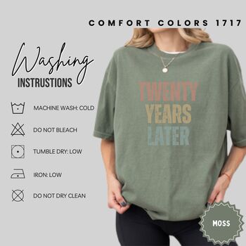 Personalised Twenty Years Later Statement T Shirt, 10 of 11