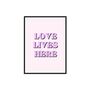 Love Lives Here Print, thumbnail 5 of 7