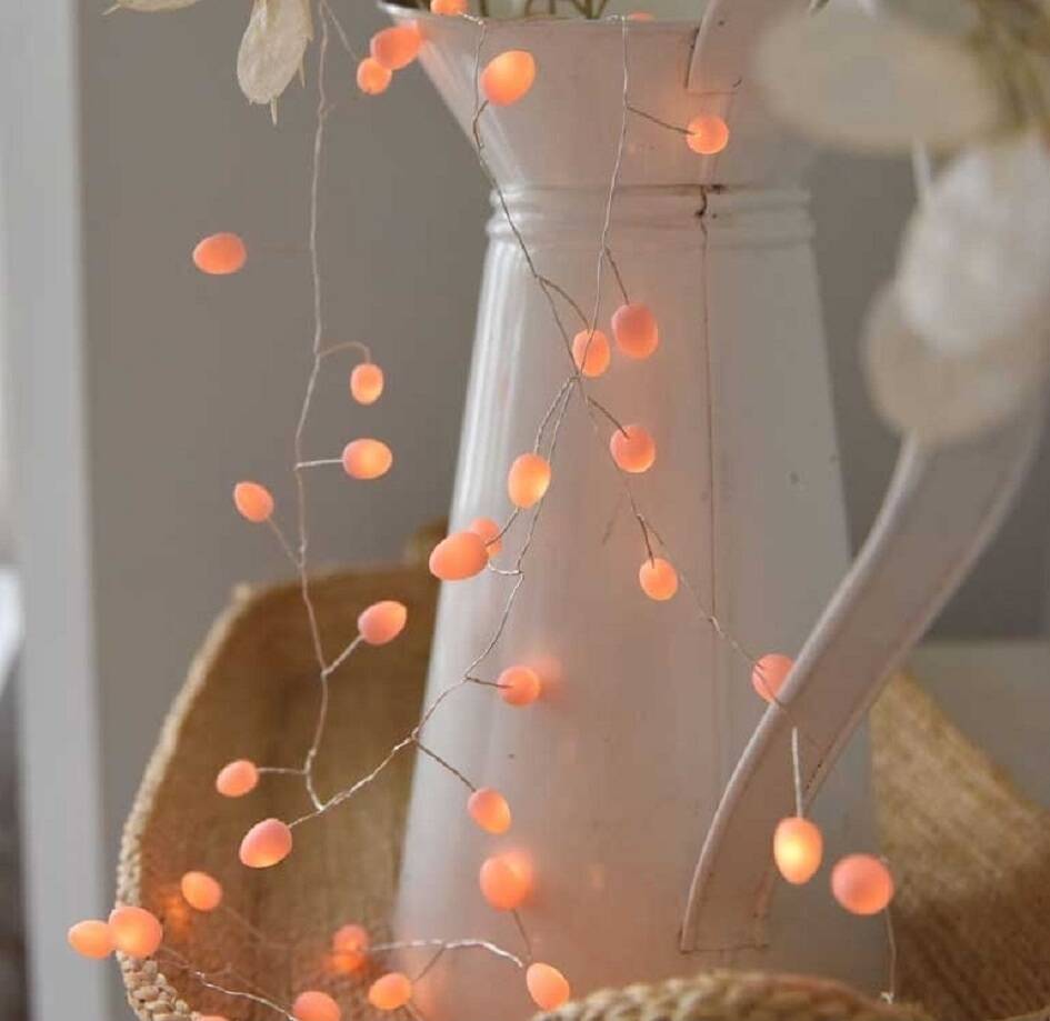 Peach Drop String Fairy Lights, 1 of 6