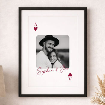 Custom Playing Card Print Valentine And Anniversary Gift, 2 of 11