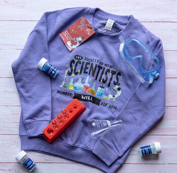 Mini Dreams Scientist Kids Sweater, 3 of 9