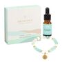 Abundance Amazonite Crystal Essential Oil Bracelet, thumbnail 2 of 3