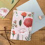 Pink Christmas Card, Berry Roses, thumbnail 1 of 3