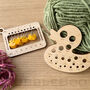Duck Shaped Knitting Needle Gauge And Stitch Marker Set, thumbnail 1 of 6