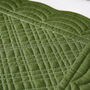 Emerald Quilted Scalloped Placemats, thumbnail 3 of 5