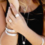Karma Fortune Silver Spinning Ring And Bangle Set, thumbnail 6 of 12