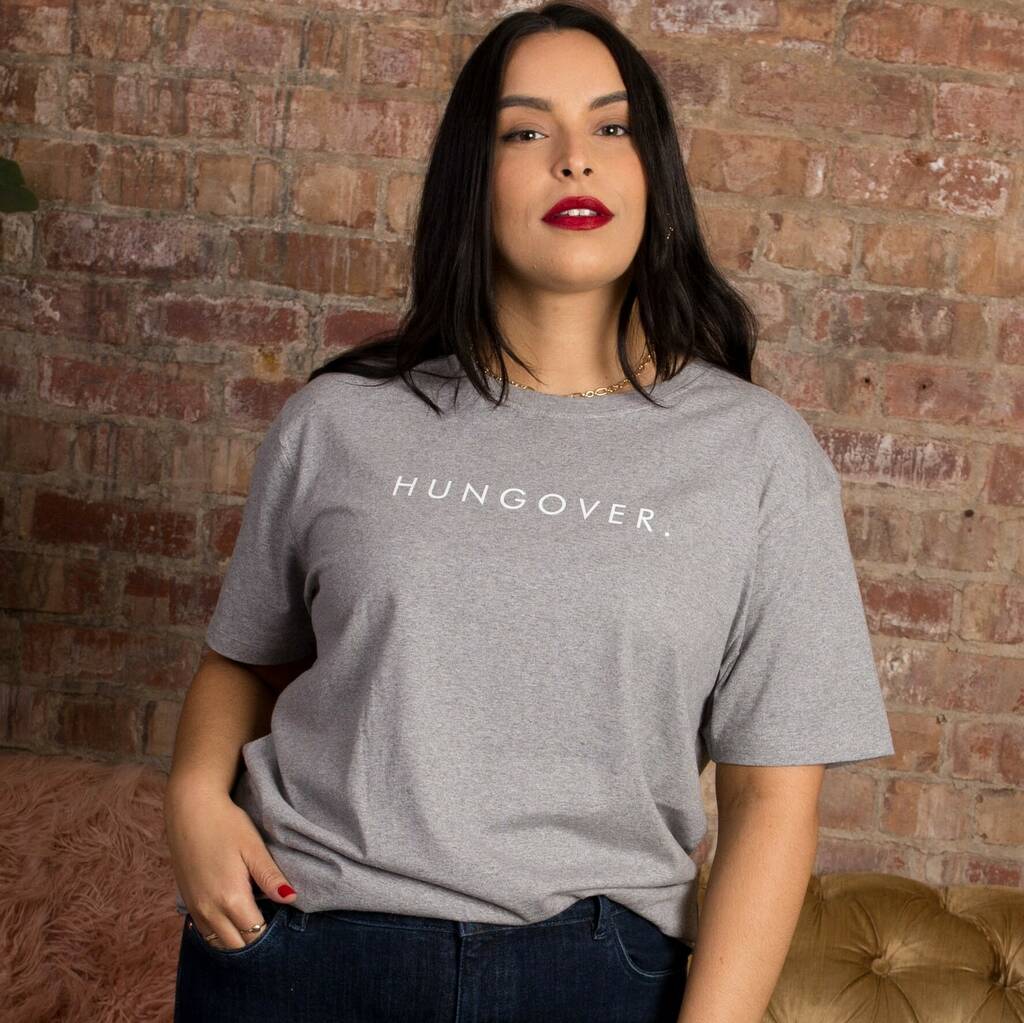 Hungover Slogan T Shirt, 1 of 8
