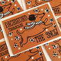Sausage Dog Funny Christmas Cards Pack Of Five Or 10, thumbnail 1 of 2