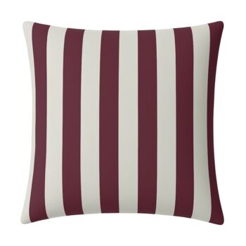 Hand Painted Sustainable Linen Cushion In Stripe Print, 8 of 12