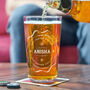 Personalised Birthday Name Stamp Pint Glass, thumbnail 3 of 5