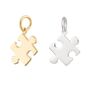 Jigsaw Charm, Slide On Or Clip On, thumbnail 1 of 6