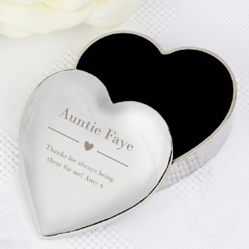 Personalised Decorative Heart Trinket Box, 4 of 5