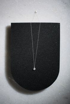 Mini Crescent Lune Pendant Disc Necklace, 7 of 8