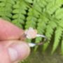 Cast Willow Coral Flower Ring, thumbnail 2 of 6