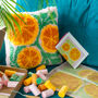 When Life Gives You Oranges Latch Hook Cushion Craft Kit, thumbnail 1 of 7